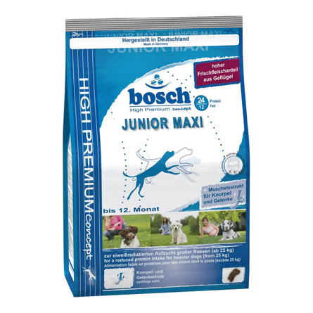 Bosch Junior Maxi Сухой корм для щенков крупных пород (с птицей) – интернет-магазин Ле’Муррр